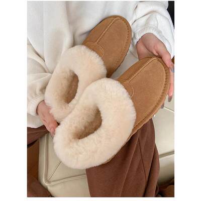 厚底加绒加厚保暖雪地靴女2025年秋冬季新款舒适百搭短筒毛毛棉鞋