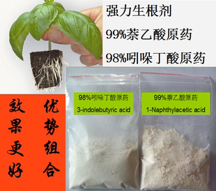 生根粉生根剂萘乙酸钠吲哚丁酸钾高纯原粉月季百香果葡萄扦插移栽