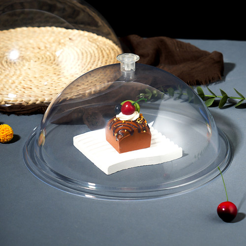 圆形透明亚克力食品盖