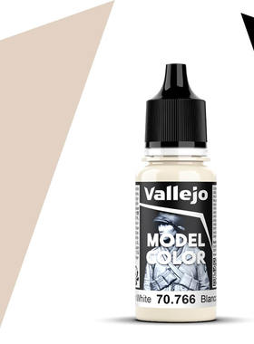 vallejo西班牙AV70766/021奶油白Cream White水性模型漆