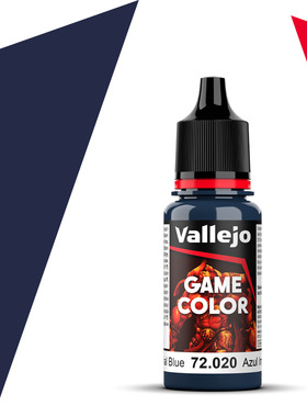 Vallejo西班牙AV72020/040帝王蓝水性环保模型漆手涂GAME游戏色