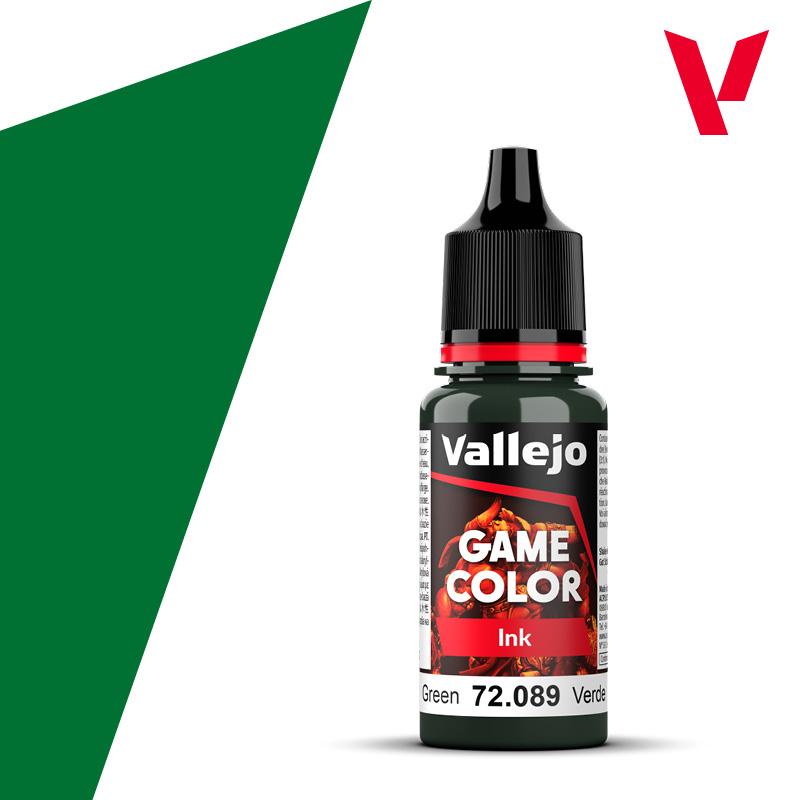 vallejo72089绿色透明INK墨水系