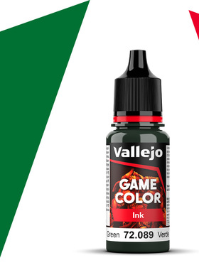 vallejo西班牙AV72089/117绿色墨水INK水性模型漆手涂GAME游戏色