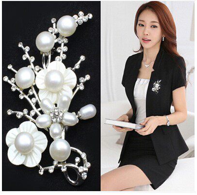 Broche femme en Zircon diamant - Ref 1171234 Image 3