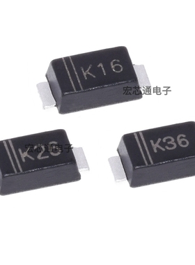 DSK16 DSK26 DSK36 DS36W DSS16 60V 贴片肖特基二极管 SOD-123FL