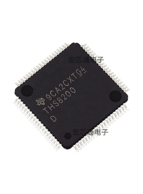 原装正品 THS8200PFP 贴片HTQFP-80 视频数模转换器芯片 THS8200