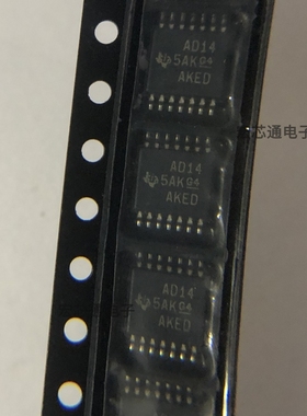 原装正品 SN74ACT14PWR 丝印AD14 贴片TSSOP-14 六路施密特触发器