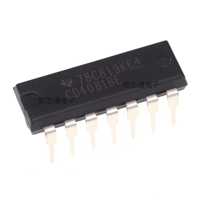 CD4081BE四路2输入与门芯片