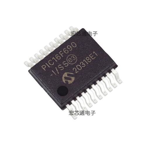 PIC16F690-I/SS8位微控制器