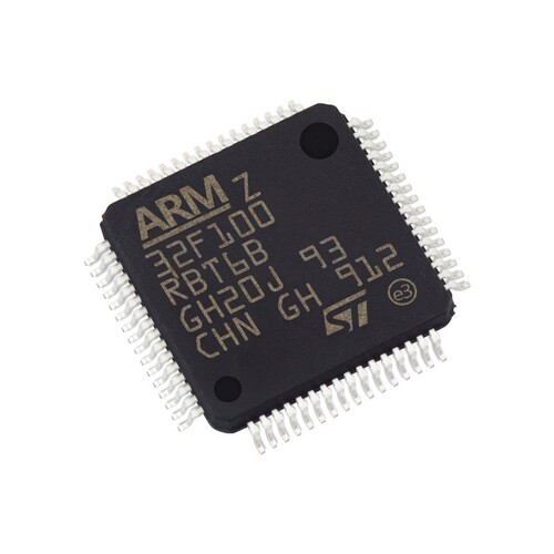 STM32F100RBT6B微控制器MCU芯片