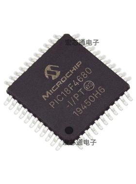 原装正品 PIC18F4680-I/PT 贴片TQFP-44 40MHz 64KB 8位微控制器