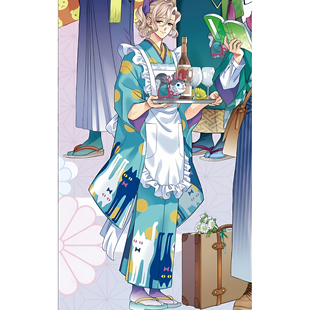 温泉漫漫一《兄弟朝日奈琉生战争》cos和服振袖尾款,定制不能退