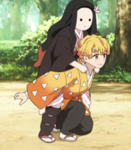 温泉漫漫一鬼灭我妻善逸之刃cos和服三角形黑白羽织外套定制余款