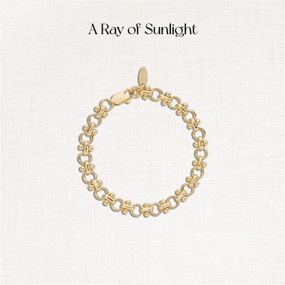 A Ray of Sunlight埃及系列沙漠绿洲金属手链百搭叠戴欧美小众