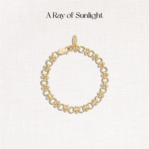 A Ray of Sunlight埃及系列沙漠绿洲金属手链百搭叠戴欧美小众