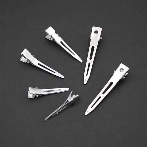 DIY金属发夹无齿尖嘴夹不伤发小夹子手工制作鸭嘴边夹头饰品配件