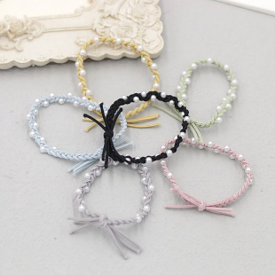 发绳女韩版 束发高弹力头绳发饰 打结橡皮筋布艺小清新网红2020新款