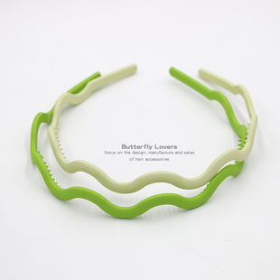 发箍女孩简约百搭气质压发卡时尚 波浪磨砂防滑细边头箍儿童发饰品