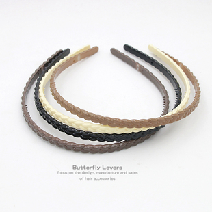 发箍女2025新款压发卡头箍辫子发夹带齿窄边细边头发夹子头饰发饰