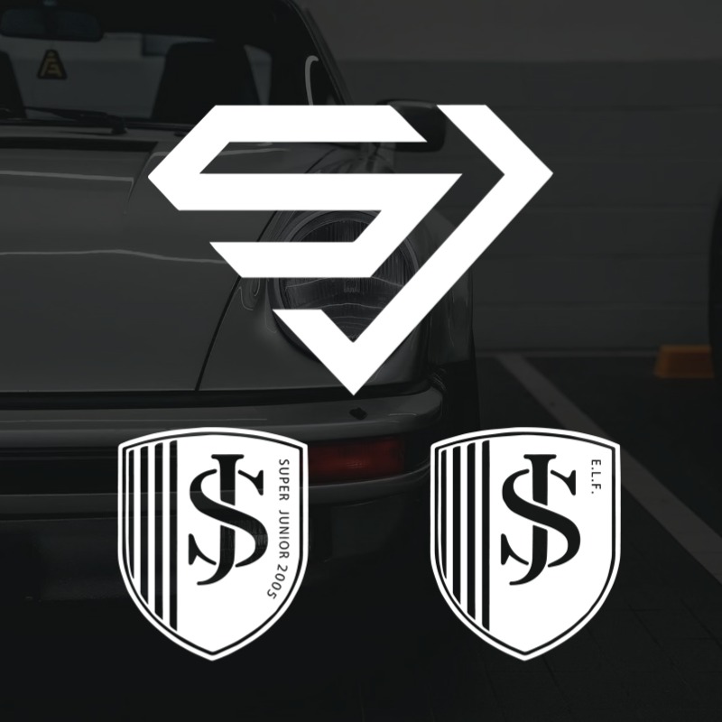 汽車車貼Super Junior 2024 super show 演唱會裝飾電動車貼紙