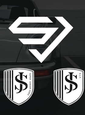 汽车车贴Super Junior 2024 super show 演唱会装饰电动车贴纸