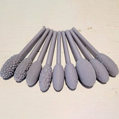 新品 Texture Tool Sets for Clay Art 粘土艺术纹理工具套装