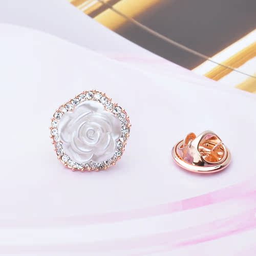 Broche Lovers en Zircon diamant - Ref 1177265 Image 4