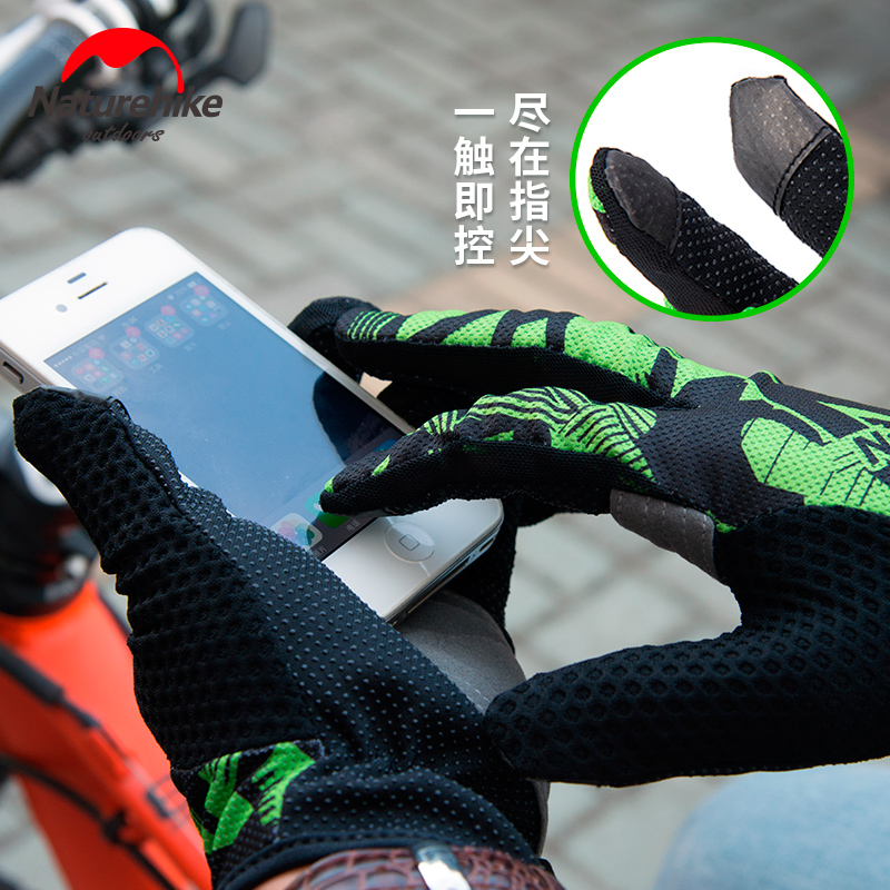 Gants pour vélo mixte NATUREHIKE - Ref 2255398 Image 4