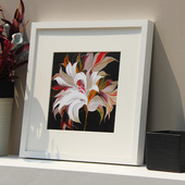 定做简约精致卡纸画框装 裱定制拼图油画海报相框照片摆台任意尺寸