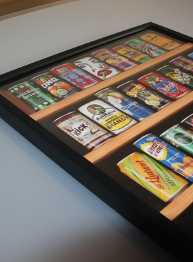 木质拼图相框裱框2000片3000片5000雷诺瓦汽水罐挂墙装饰画框定制