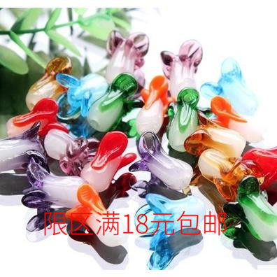 促销水晶珠帘散珠隔断帘玻璃白菜珠子手工DIY线帘串珠门帘材料