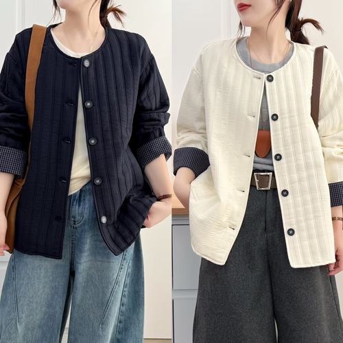 200斤大码韩版小泡芙夹棉棉服