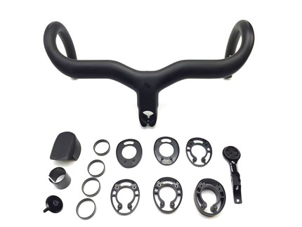 新款包邮SYNCROS全碳纤维自行车零件全内走线一体弯把OD2款