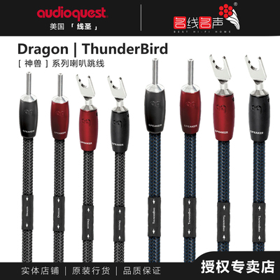 线圣Audioquest 龙Dragon 雷鸟ThunderBird音箱桥接线跳线Jumpers