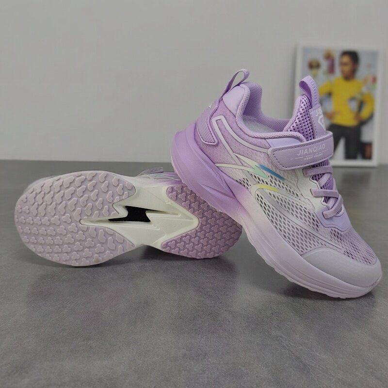 女童夏季新款童鞋女童运动鞋公主鞋超轻软底透气单网碳板跑步鞋潮