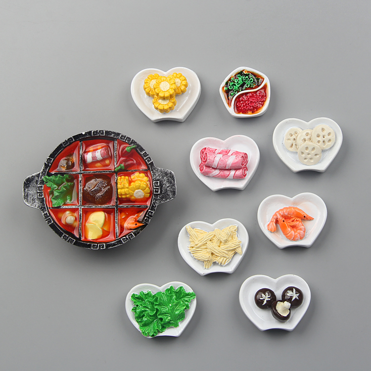 新品鸳鸯火锅配菜重庆磁性冰箱贴