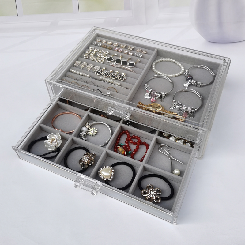 美文抽屉透明保护饰品