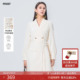 曼诺比菲春秋优雅气质不对称a字西装 商场同款 连衣裙