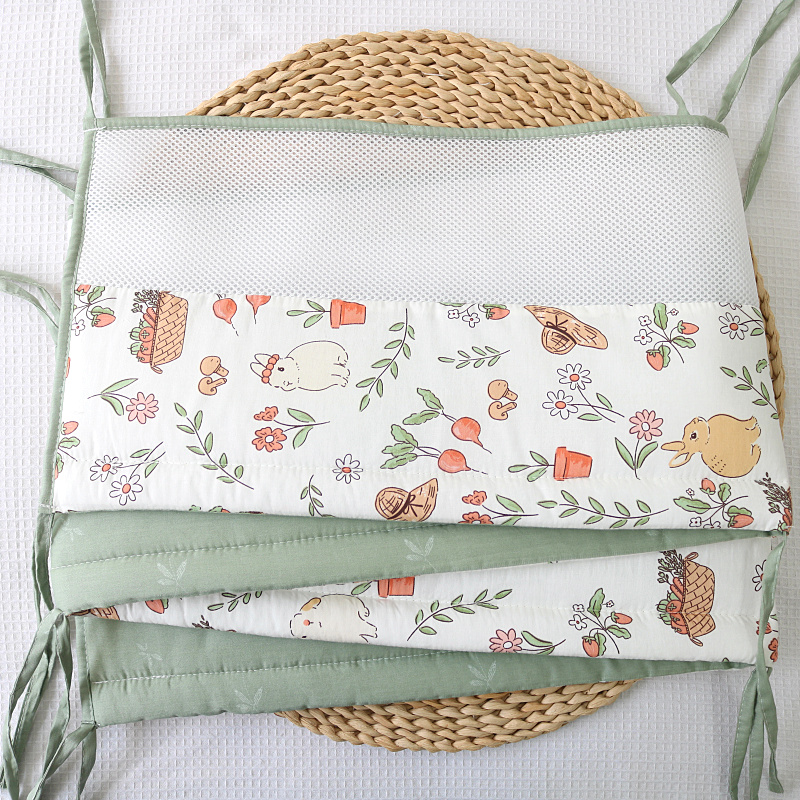 特价北欧ins纯棉婴儿床网围