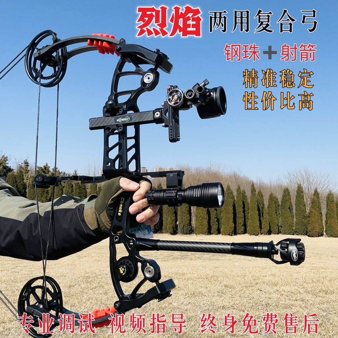 正品新烈焰钢珠射箭两用弓户外竞技运动非征途s1燃烧复仇者复合弓