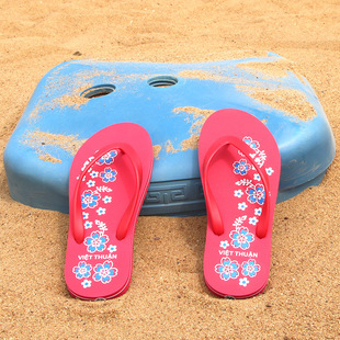 平底夹脚夹趾防滑户外穿沙滩凉拖 越南越顺潮女人夏季 橡塑人字拖鞋