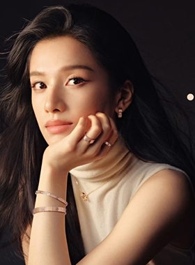 V金厚镀18K金 LOVE Unlimited Linux条纹表带手链男中性风手环女