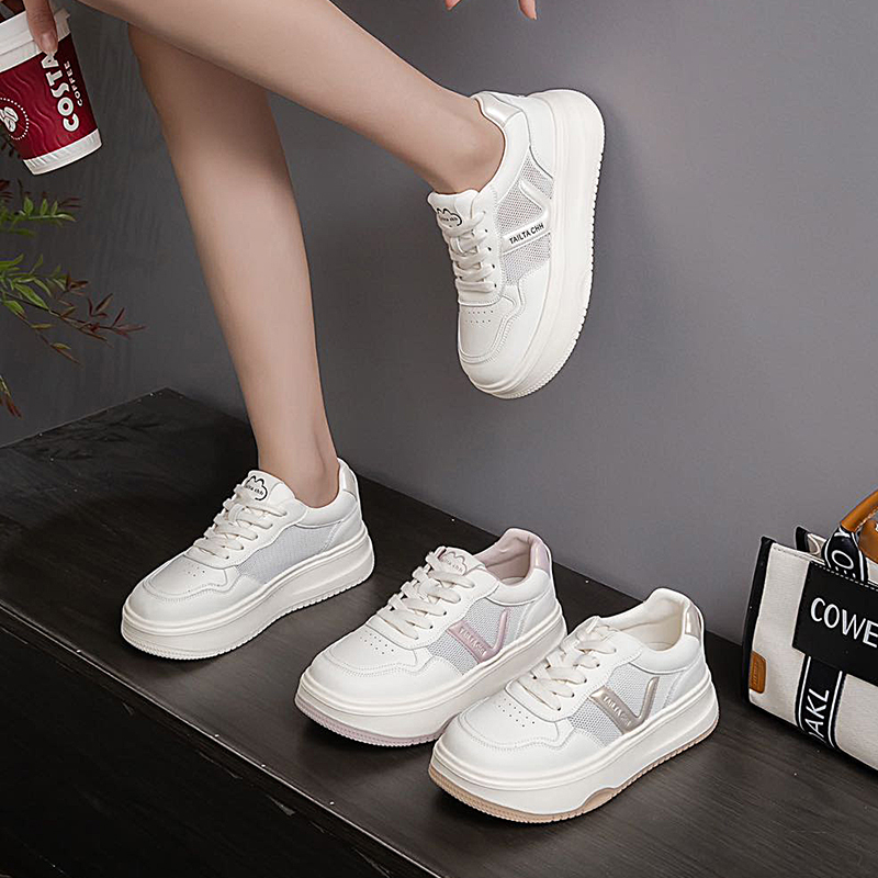 爱足雅大码女鞋轻便厚底休闲板鞋