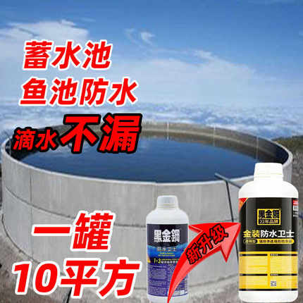 黑金鋼阳台庭院鱼池防水卫士透明渗透性可长期泡水环保无毒防水剂