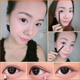 Автоматический питательный карандаш для глаз, лайнер, тени для век, двусторонняя водонепроницаемая повязка на голову