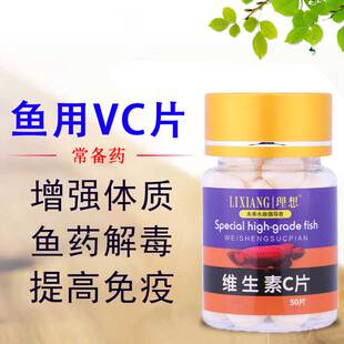 鱼用维生素VC片增强体质厌食趴缸失膘炸鳞益生菌水族vc维生素c