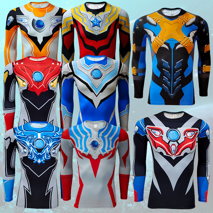 长袖布鲁罗索格罗布奥特曼衣服