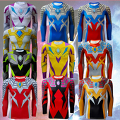 日冕 光辉赛罗衣服 黑暗 圆领T恤速干 无限赛罗 奥特曼紧身衣童装