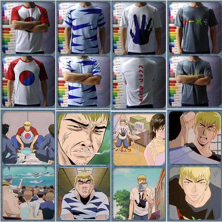 麻辣教师GTO成人T恤鬼冢英吉