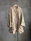 中长衣 沉香布衣草堂 双层亚麻盘扣开衫 原创多色休闲SY26s011